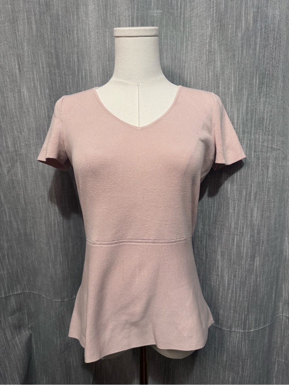 Ann Taylor Knit Peplum Top - Size SP